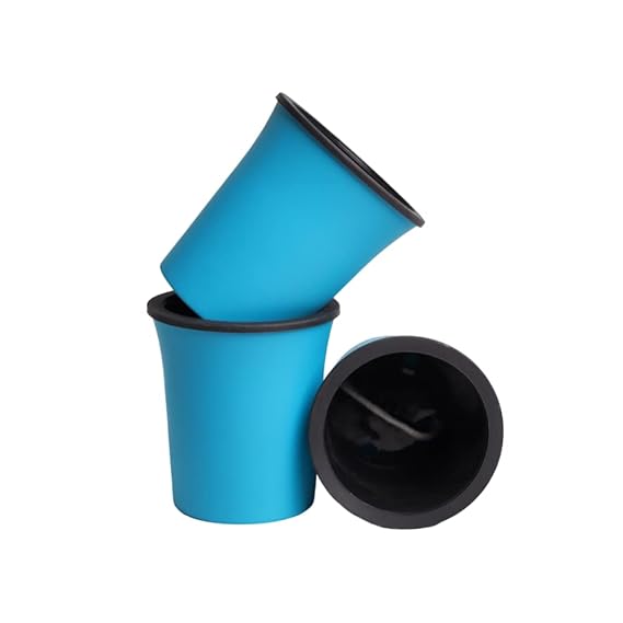 Oslo self watering pots blue