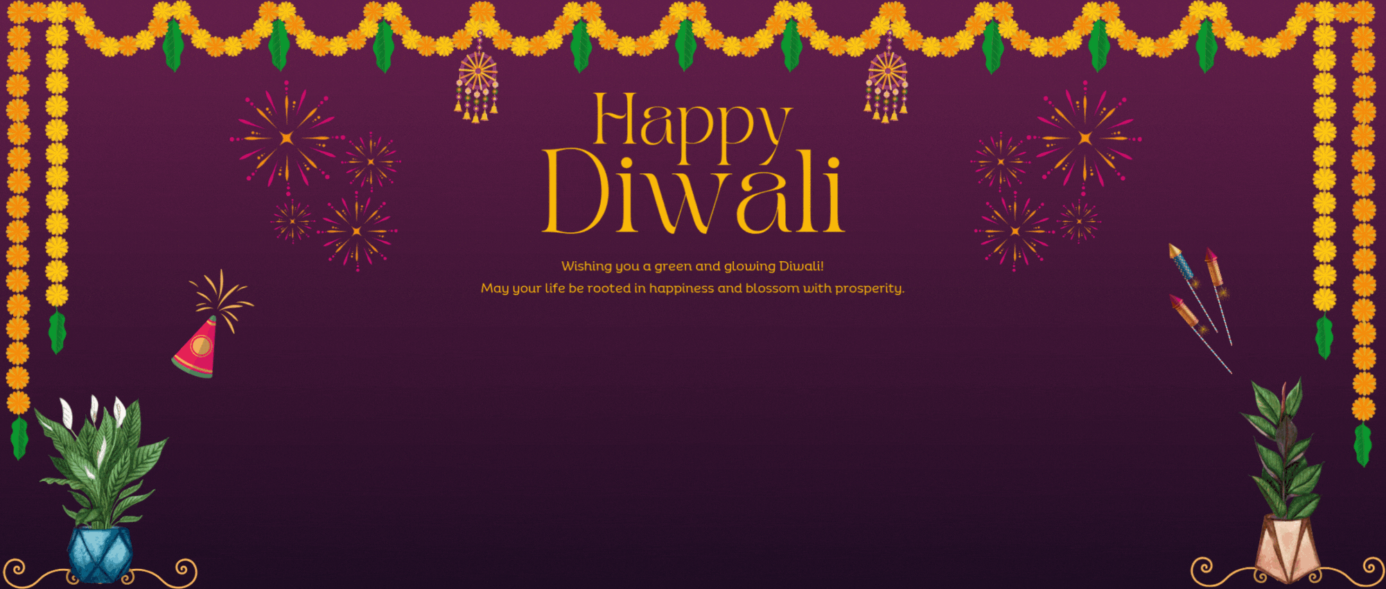 Gold and Purple Illustrative Happy Diwali Mobile Video (1)